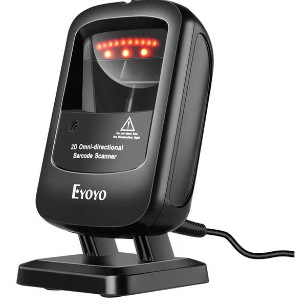 Eyoyo 2D hands-free desktop USB barcode scanner